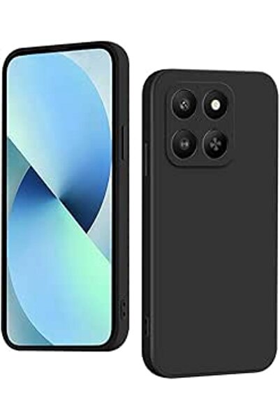 bestcase Simple TPU Mat Case For Honor X7d / Honor 400 Smart din, Black