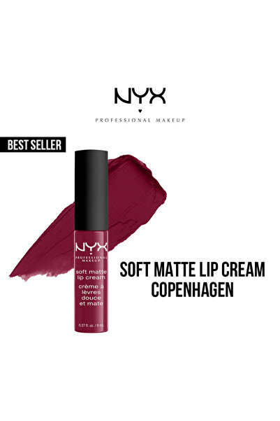 NYX Ruj lichid Soft Matte Lip Cream Liquid Lipstick , 20 Copenhagen, 8ml