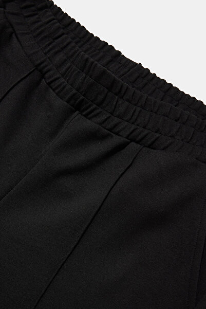 W Collection Black Wide-Leg Sports Pants
