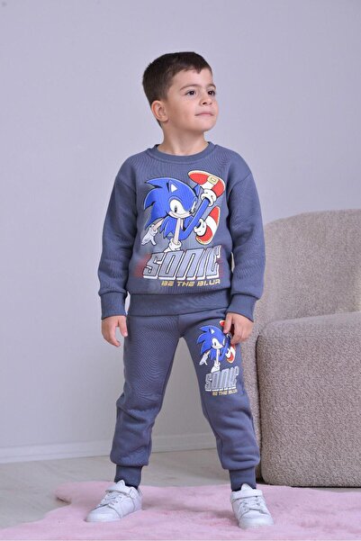LİLLYPİCCA Boy's Character Patterned 3-Thread Raised 2-Piece Set