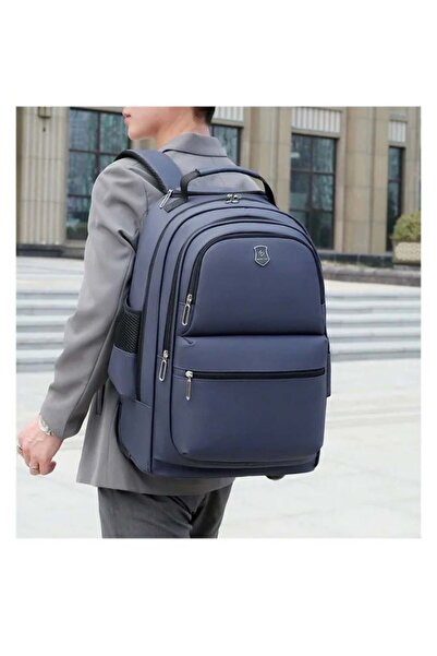 Generic Rolling Travel Backpack with Retractable Handle - 18 Inch Wheeled Laptop Bag