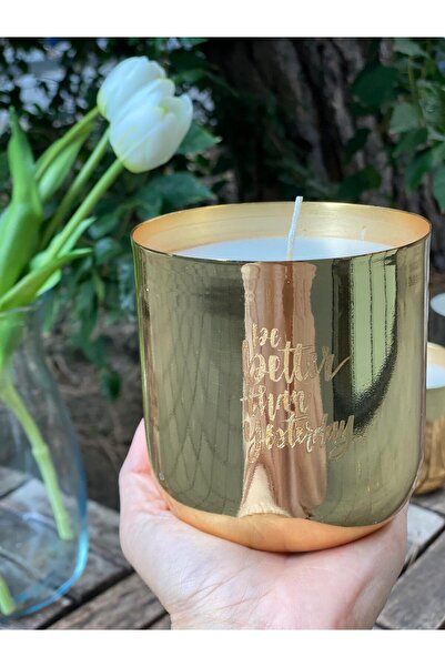 Dekordan House Pirinç Mumluk (Gold)