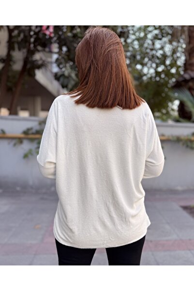 DenizEge Angora Yumoş Colier Pulover Stone