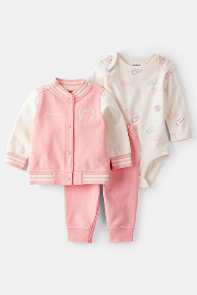 Carter's Kız Bebek 3'lü Hırkalı CTR-1T878410