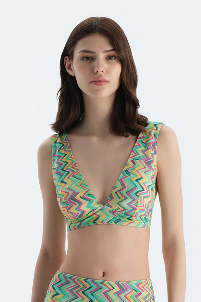 Dagi Multicolor Triangle Wide Bikini Top