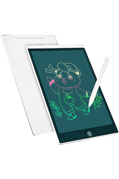 sallma Tabletă LCD de scris și desen pentru copii, electronică, 8,5 inch, albă