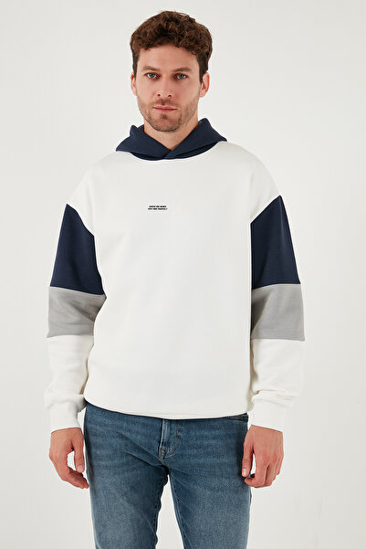 Buratti Βαμβακερό χαλαρή εφαρμογή με κουκούλα Μαλακό με χνούδι εσωτερικά Sh επένδυση fleece Πακέτο 2 τεμαχίων Sweat Men SWEAT 59052