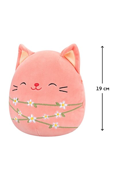 Squishmallows 19 cm Plush Toy Wilka Pink Kitten,