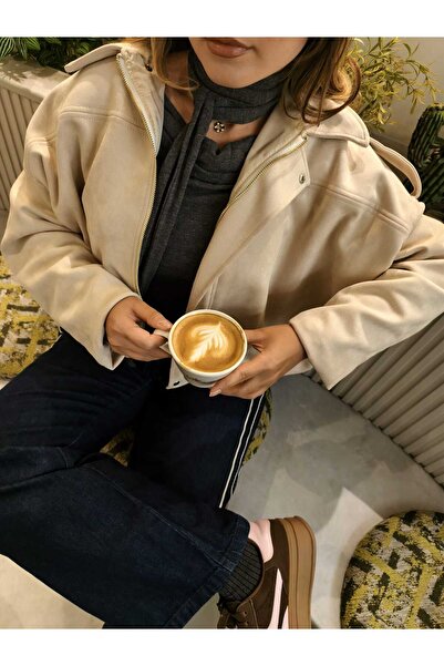 derrymore Сюет Оверсайз люкс м'яка куртка-бомбер