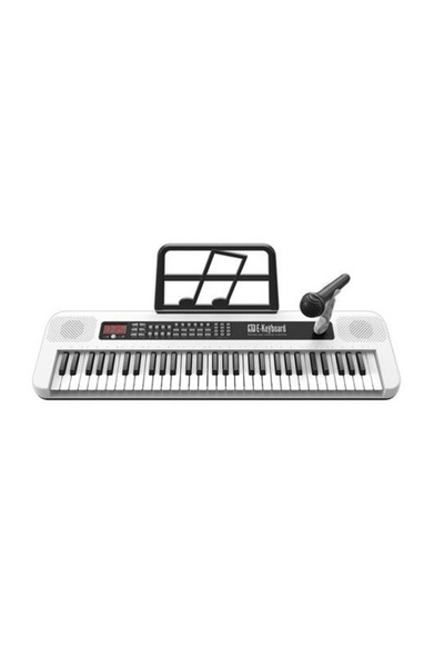 MalPlay Orga electronica pentru copii, cu 61 de clape, display digital, desig...