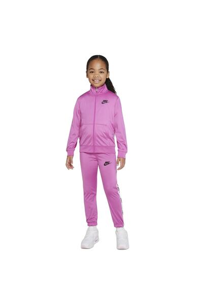 Nike Polyester Pink Girls' Tracksuit Set 86g796