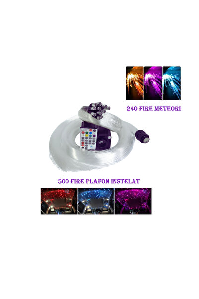 PARADOX SINCE 1992 Kit Fibra Optica RGB Plafon Cer instelat 500 fire + 240 fire Meteor APP