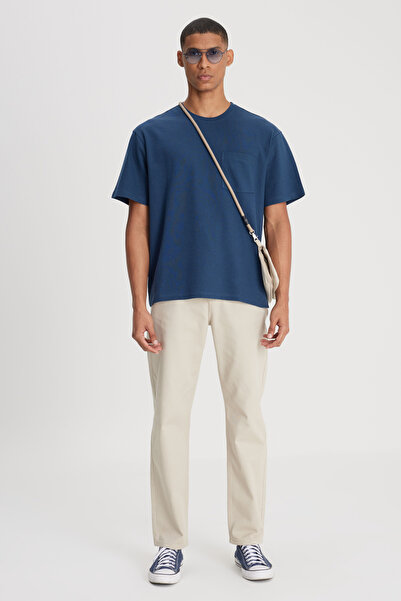 Lee Pamuku Loose Fit Crew Neck t Shirt Men's t Shirt L24157 1Tf