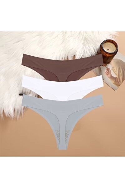 PICADİLİ Set of 3 pairs of women's panties, CH059, Multicolor