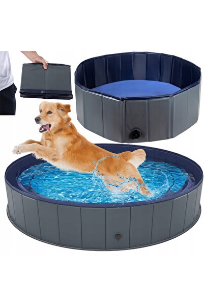 Other PISCINĂ PENTRU CÂINI, GRĂDINĂ MARE, PLIABILĂ, PENTRU SPĂLARE ȘI RĂCIRE, 100X30, SOLIDĂ