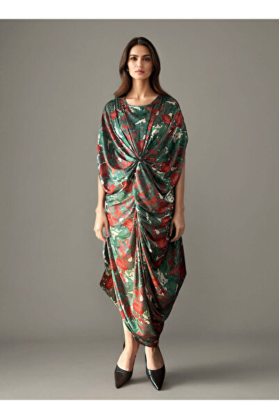 ECSTACY COUTURE Eva pleat dress