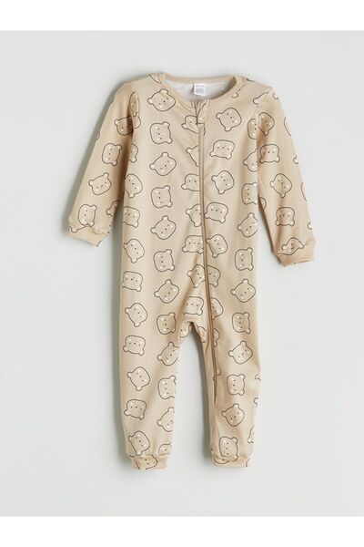 LC Waikiki Lcw Eco Printed Baby Boy Romper