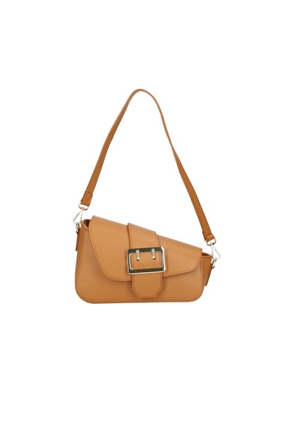 delis Women's bag, Megan GT3785, natural leather, Cognac