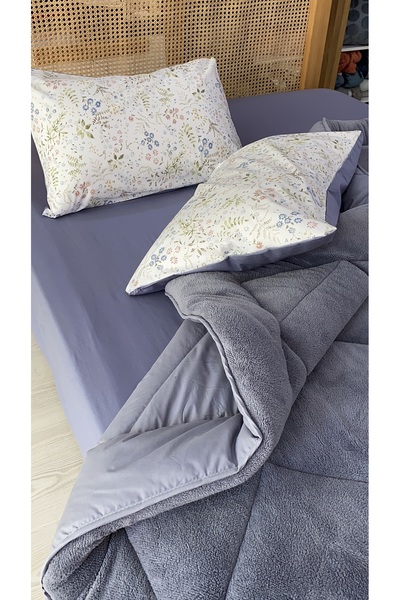 sutra Cotton Wellsoft Thick Double Size Fitted Sheet Sleeping Set