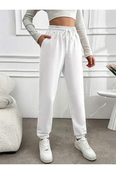 Miyalon Γυναικείο φούτερ Jogger Elastic Leg σε γκρι χρώμα