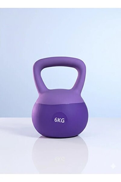 VAYNE 6 Kg Soft Kettlebell - Yumuşak Tabanlı, Darbeye Dayanıklı, Sessiz Kullanım