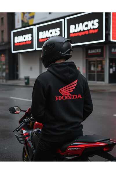 BJACKS Motorsports Wear Honda Motorcyclist Hoodie – a Symbol of Power and Passion