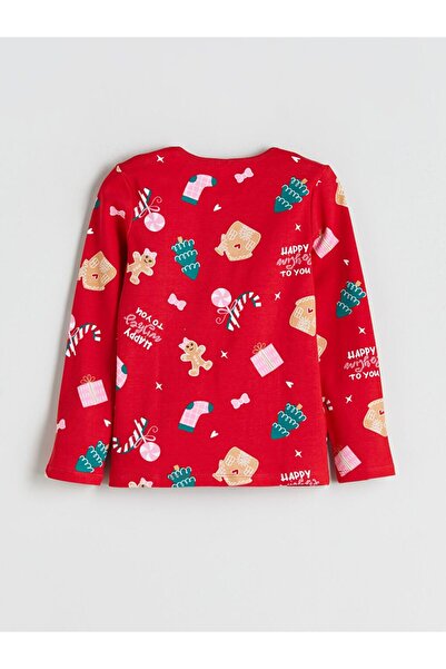 LC Waikiki Lcw Kids New Year's Themed Girls' Pajama Set