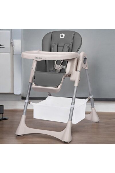 Lionelo Dining chair, Lionelo, Zanna, Adjustable, 4 Height Positions, 3-position adjustable backrest, Gray