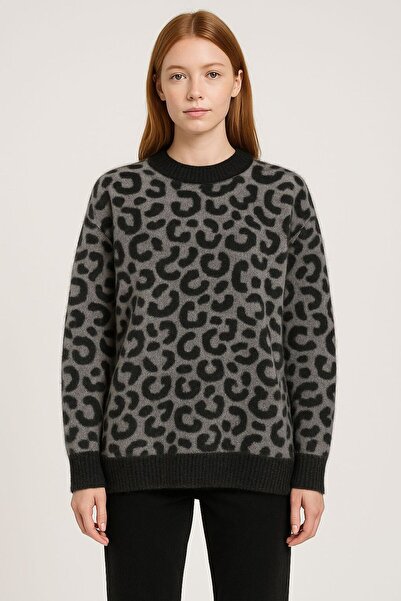 Sfg Life Moda Pulover de damă leopard