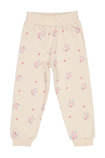 Civil Girls Tavşan Baskılı 3'lü Set 2-5 Yaş Eşofman Altı - Standart 3-4 Yaş