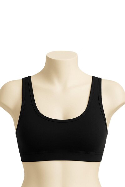 Emay Black Mi 1817 Sports Bra with 6 Pads