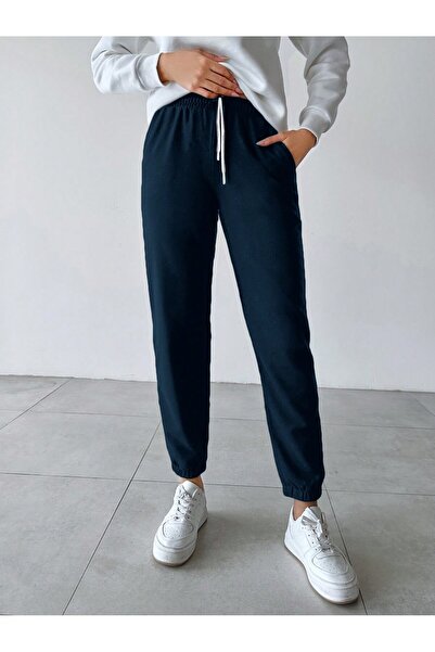 Miyalon Γυναικείο φούτερ Jogger Elastic Leg σε γκρι χρώμα