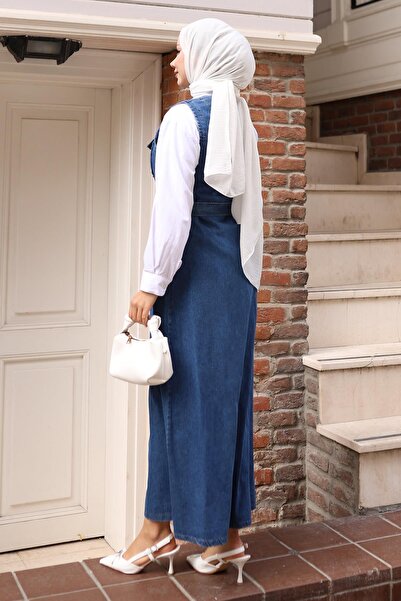 Missvalle Ζώνη Λεπτομερή τζιν Gilet ανοιχτό μπλε 19246