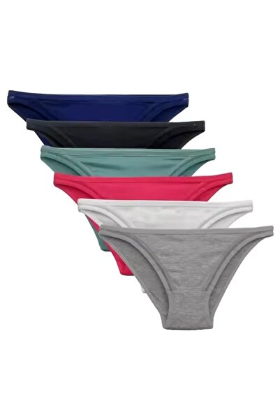 PICADİLİ Set of 6 pairs of women's panties, CH077, Multicolor
