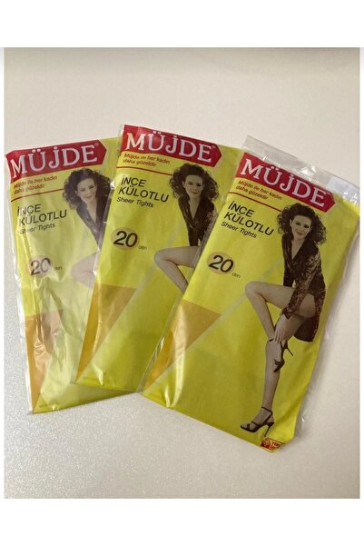 Müjde 2'li 20 Denye Mat İnce Külotlu Çorap