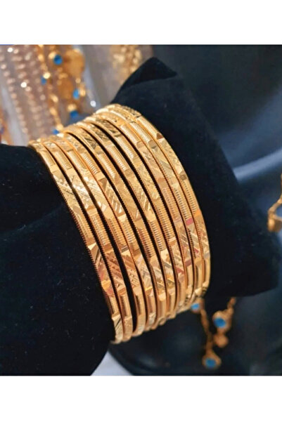 shop Ajda Bilezik Baklava Desenli 22 Ayar 3 Adet Fiyatıdır