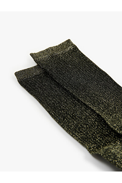 Koton Metalik Detaylı Soket Çorap