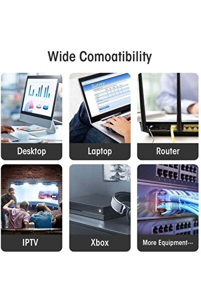 Taimi 50Pcs Cat7 RJ45 Shielded Connectors, Metal FTP 8P8C Modular Network Cable Plugs