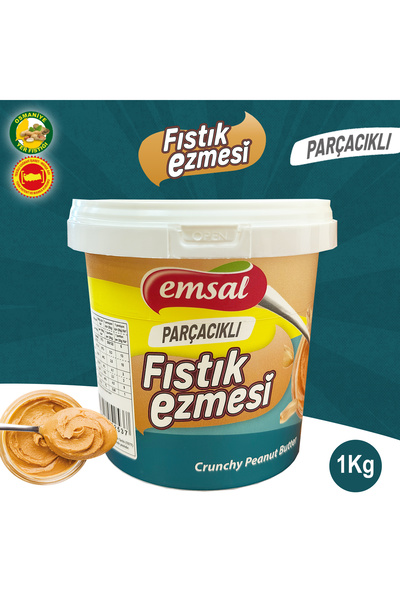 Emsal Kuruyemiş Yer Fıstığı Ezmesi Parçacıklı 1000gr