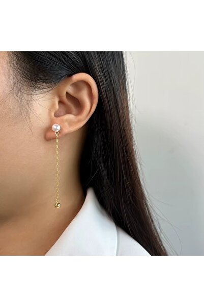 delis Μακριά σκουλαρίκια από ασήμι 925, JW1733, ακανόνιστο σχέδιο, επιχρυσωμένα