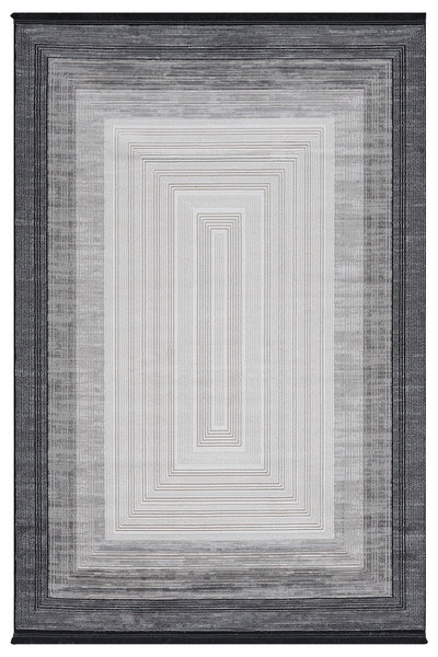 SEYRAN HALI Zen Gri Halı Akrilik Halı Yumuşak Dokulu Salon Oturma Odası Yatak...