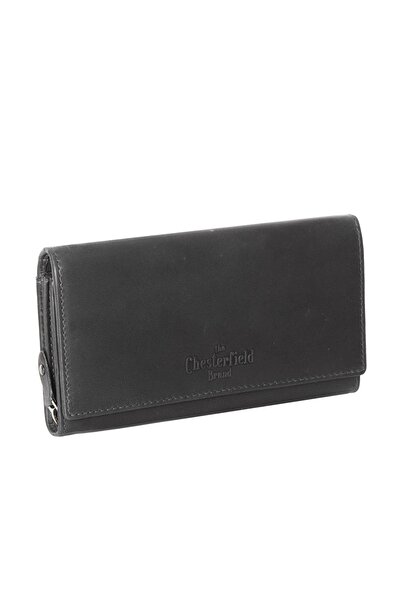 The Chesterfield Brand Women's wallet, The Chesterfield Brand, with RFID protection, made of genuine leather, Mirthe, Black