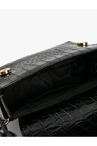 Koton Сумка через плече зі штучної шкіри з кришкою під крокодилячу шкіру