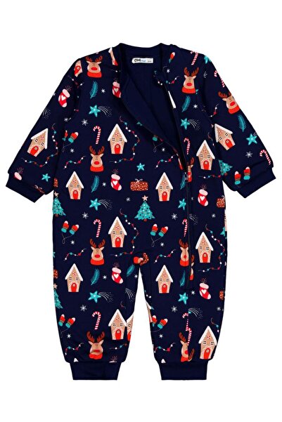 Civil Boys New Year Print 90 Gr 2-5 Years Old Sleeping Bag - Navy Blue 2-3 Years Old