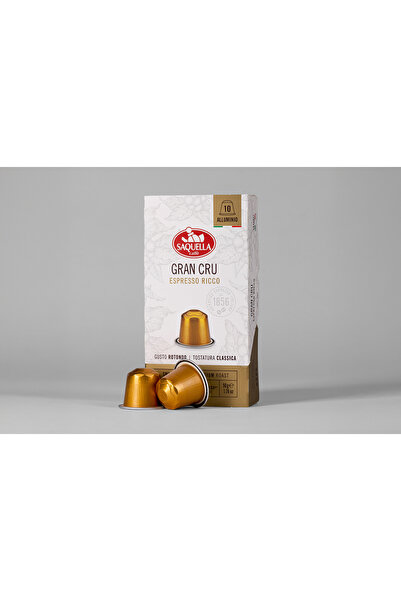 Saquella caffe Saquella Gran Cru Espresso Ricco Kapsül Kahve