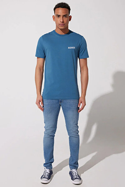 Lee Cotton Regular Fit Crew Neck t Shirt Men's t Shirt L231717 405