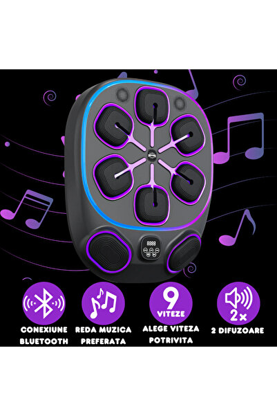 DANESSO Tinta lovituri Box, Danesso®, Difuzor Dublu incorporat, 8 Zone de lovire, Manusi Incluse