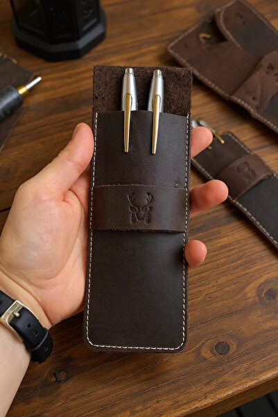 Modica Genuine Leather 3-Piece Wallet Set Gift Wallet with Money Clip, Pen Holder, Keychain Special Gift Boxed