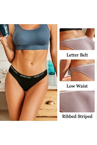 PICADİLİ Set of 4 pairs of women's panties, CH086, Multicolor