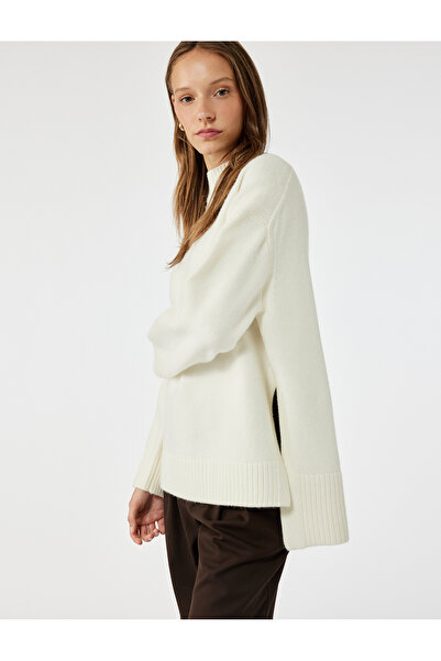 Koton Dik Yaka Uzun Kollu Triko Tunik